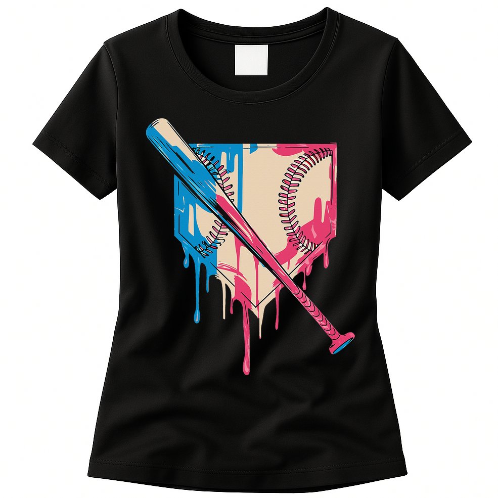 Baseball Cute For Women Ice Cream Cute Baseball Gift Womens T-Shirt