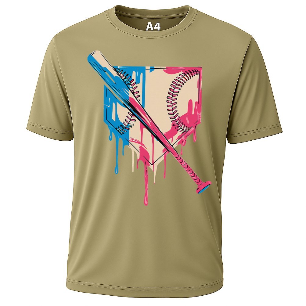 Baseball Cute For Women Ice Cream Cute Baseball Gift Performance Shirt