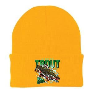 Big Catch Fishing For Trout Knit Cap Winter Beanie