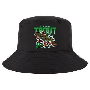 Big Catch Fishing For Trout Cool Comfort Performance Bucket Hat