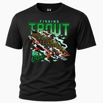 Big Catch Fishing For Trout Performance Shirt