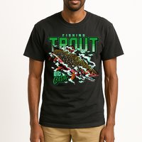 Big Catch Fishing For Trout Tall T-Shirt