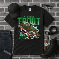 Big Catch Fishing For Trout Tall T-Shirt