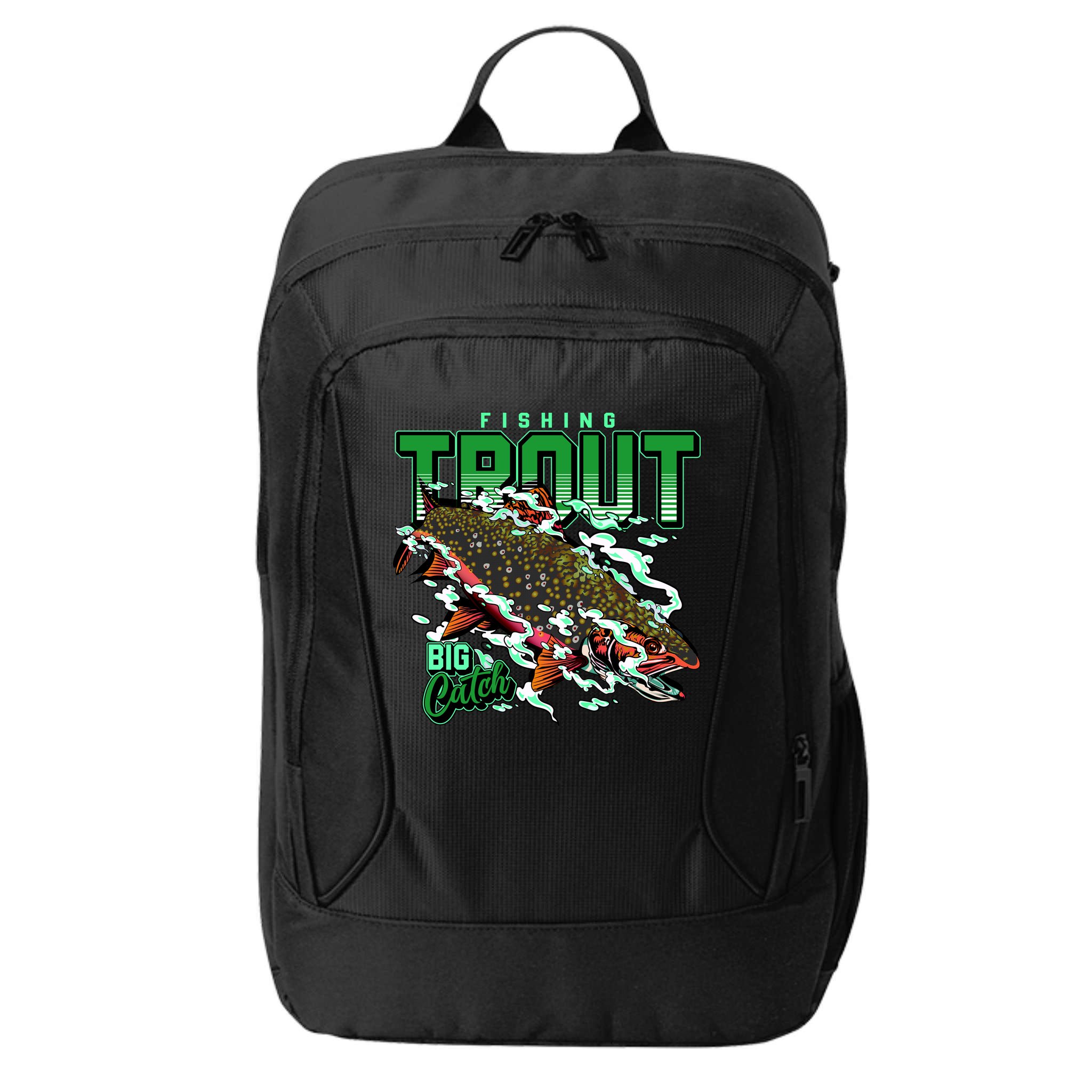 Big Catch Fishing For Trout City Backpack