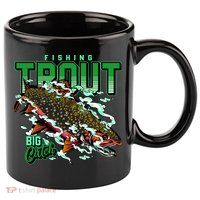 Big Catch Fishing For Trout 11oz C Handle Ceramic Mug