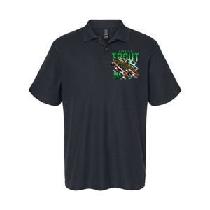 Big Catch Fishing For Trout Softstyle Adult Sport Polo