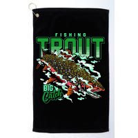 Big Catch Fishing For Trout Golf Towel