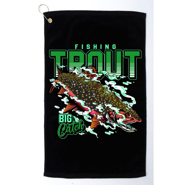 Big Catch Fishing For Trout Golf Towel