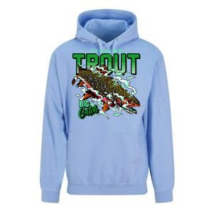 Big Catch Fishing For Trout Unisex Surf Hoodie