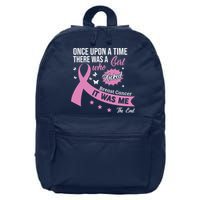 Breast Cancer Fight Cancer Ribbon 16 in Basic Backpack