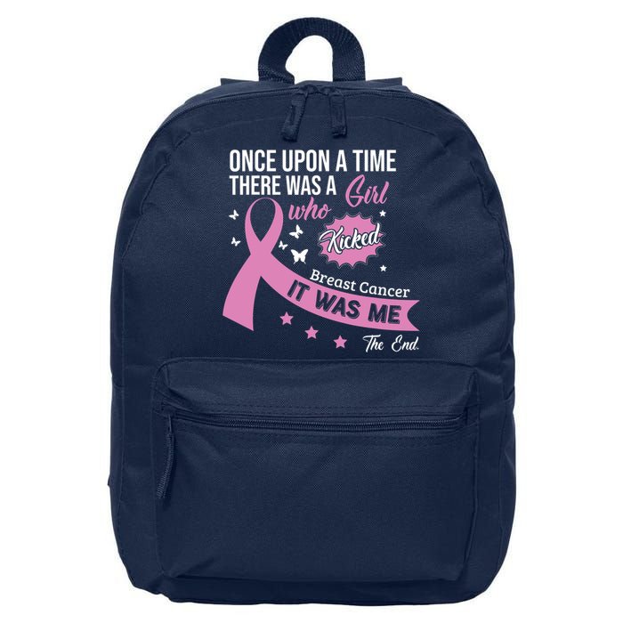 Breast Cancer Fight Cancer Ribbon 16 in Basic Backpack