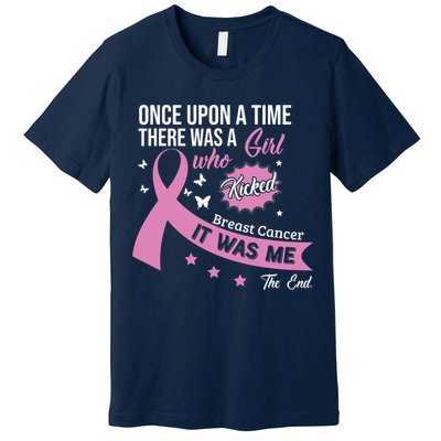 Breast Cancer Fight Cancer Ribbon Premium T-Shirt