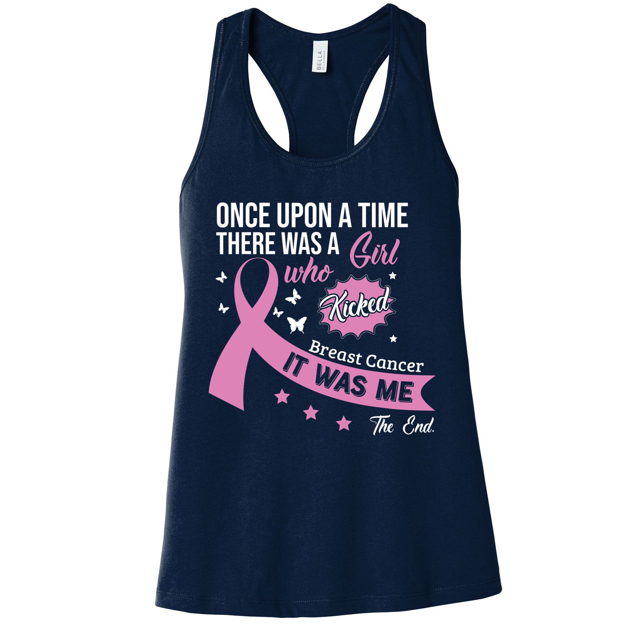 Breast Cancer Fight Cancer Ribbon Womens Tank Top