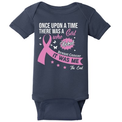 Breast Cancer Fight Cancer Ribbon Baby Bodysuit