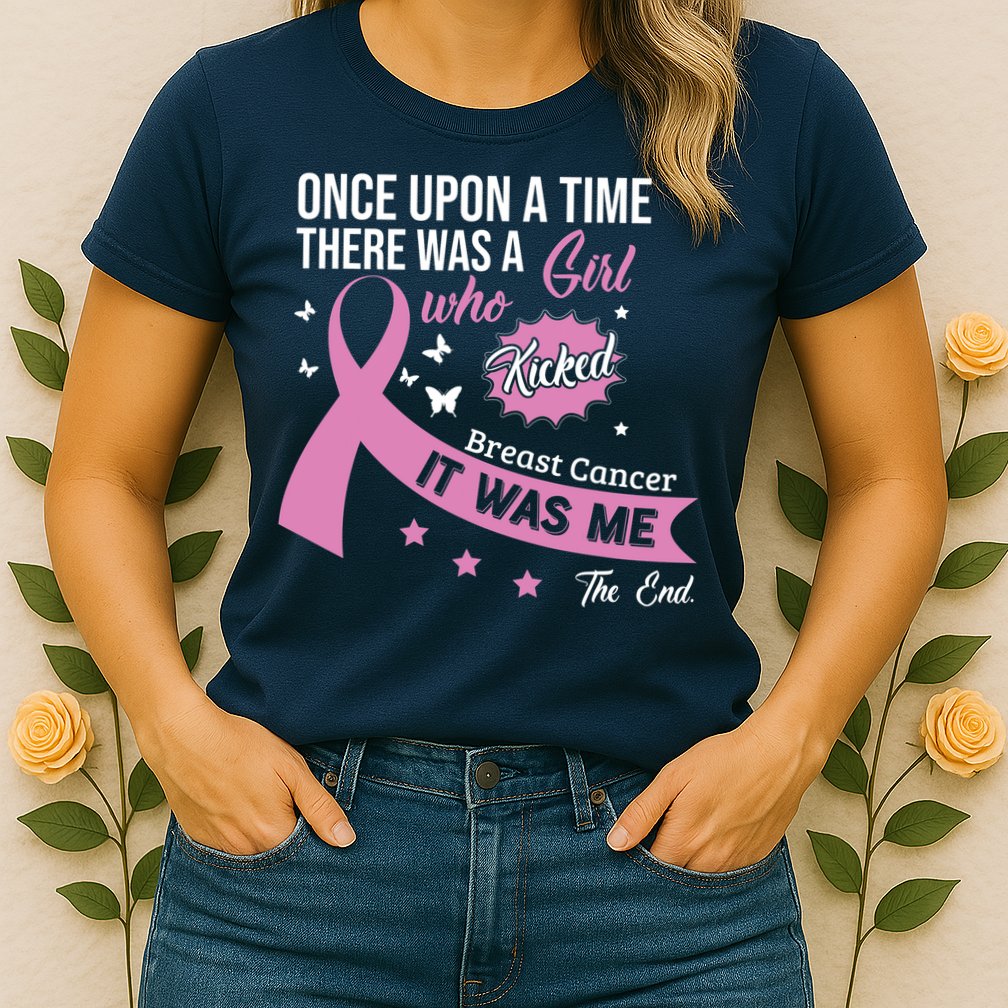 Breast Cancer Fight Cancer Ribbon Womens T-Shirt