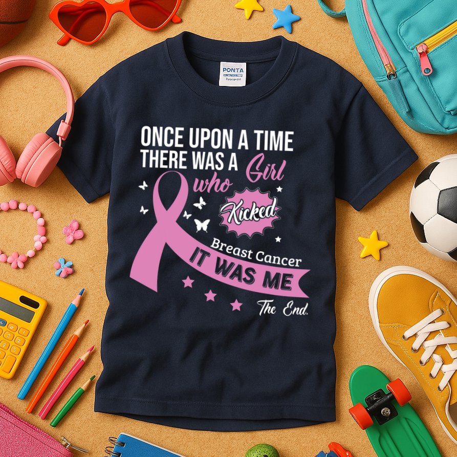 Breast Cancer Fight Cancer Ribbon Kids T-Shirt