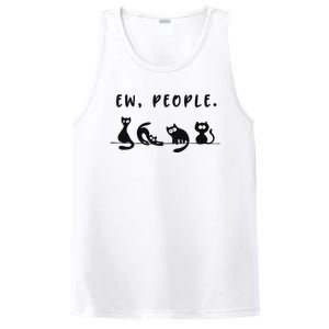 black cat funny wo ew people meowy cat lovers PosiCharge Competitor Tank