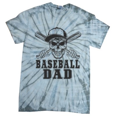 Baseball Clothes For Dad Coach For FatherS Day Baseball Fan Tie-Dye T-Shirt