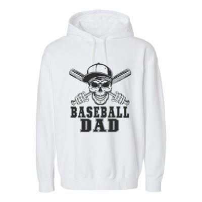 Baseball Clothes For Dad Coach For FatherS Day Baseball Fan Garment-Dyed Fleece Hoodie