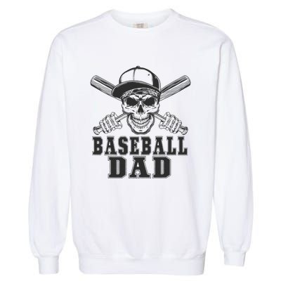 Baseball Clothes For Dad Coach For FatherS Day Baseball Fan Garment-Dyed Sweatshirt