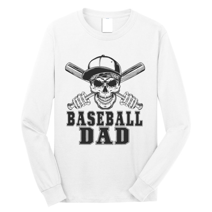 Baseball Clothes For Dad Coach For FatherS Day Baseball Fan Long Sleeve Shirt