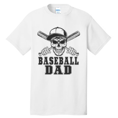 Baseball Clothes For Dad Coach For FatherS Day Baseball Fan Tall T-Shirt