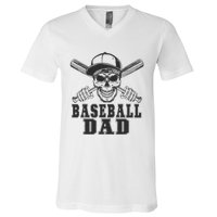 Baseball Clothes For Dad Coach For FatherS Day Baseball Fan V-Neck T-Shirt