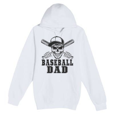 Baseball Clothes For Dad Coach For FatherS Day Baseball Fan Premium Pullover Hoodie