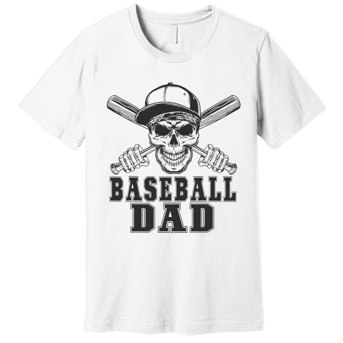 Baseball Clothes For Dad Coach For FatherS Day Baseball Fan Premium T-Shirt