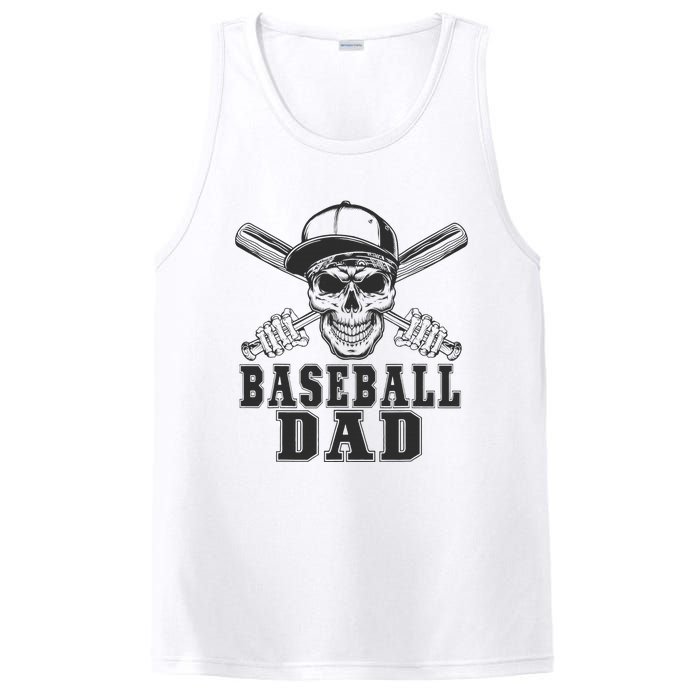 Baseball Clothes For Dad Coach For FatherS Day Baseball Fan PosiCharge Competitor Tank