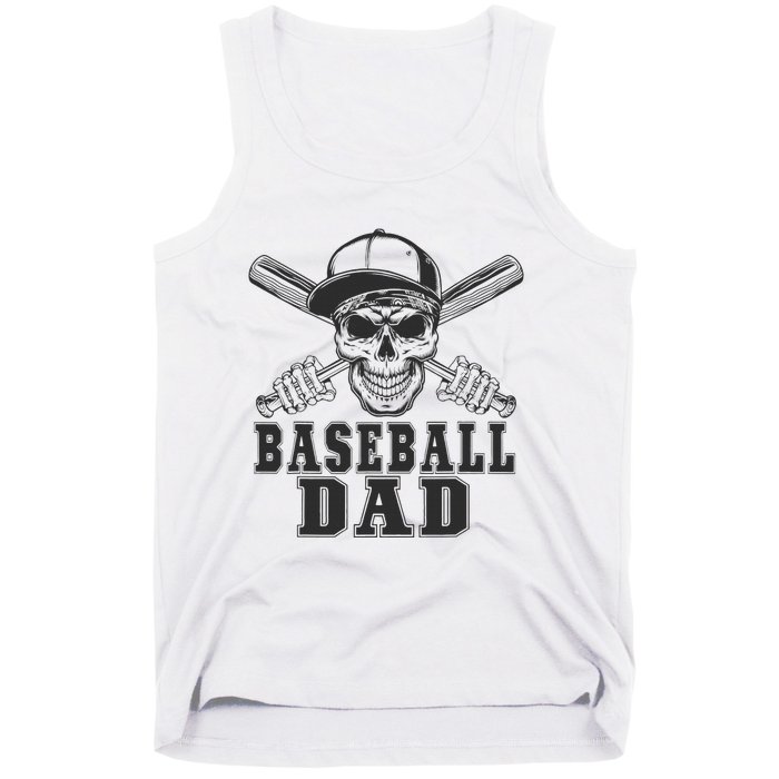 Baseball Clothes For Dad Coach For FatherS Day Baseball Fan Tank Top