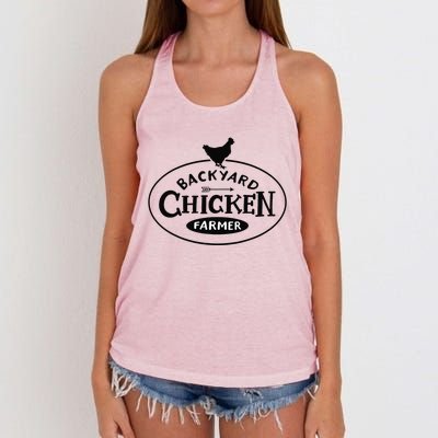 Backyard Chicken Farmer Chicken Lover Cute Women's Knotted Racerback Tank