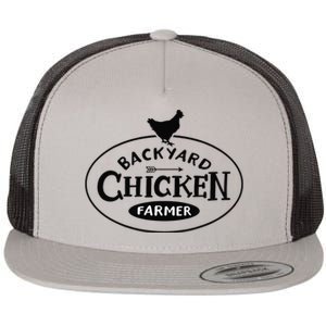 Backyard Chicken Farmer Chicken Lover Cute Flat Bill Trucker Hat