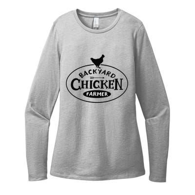 Backyard Chicken Farmer Chicken Lover Cute Womens CVC Long Sleeve Shirt