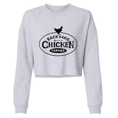 Backyard Chicken Farmer Chicken Lover Cute Cropped Pullover Crew