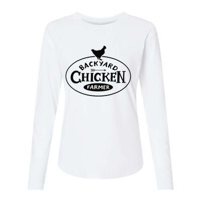 Backyard Chicken Farmer Chicken Lover Cute Womens Cotton Relaxed Long Sleeve T-Shirt