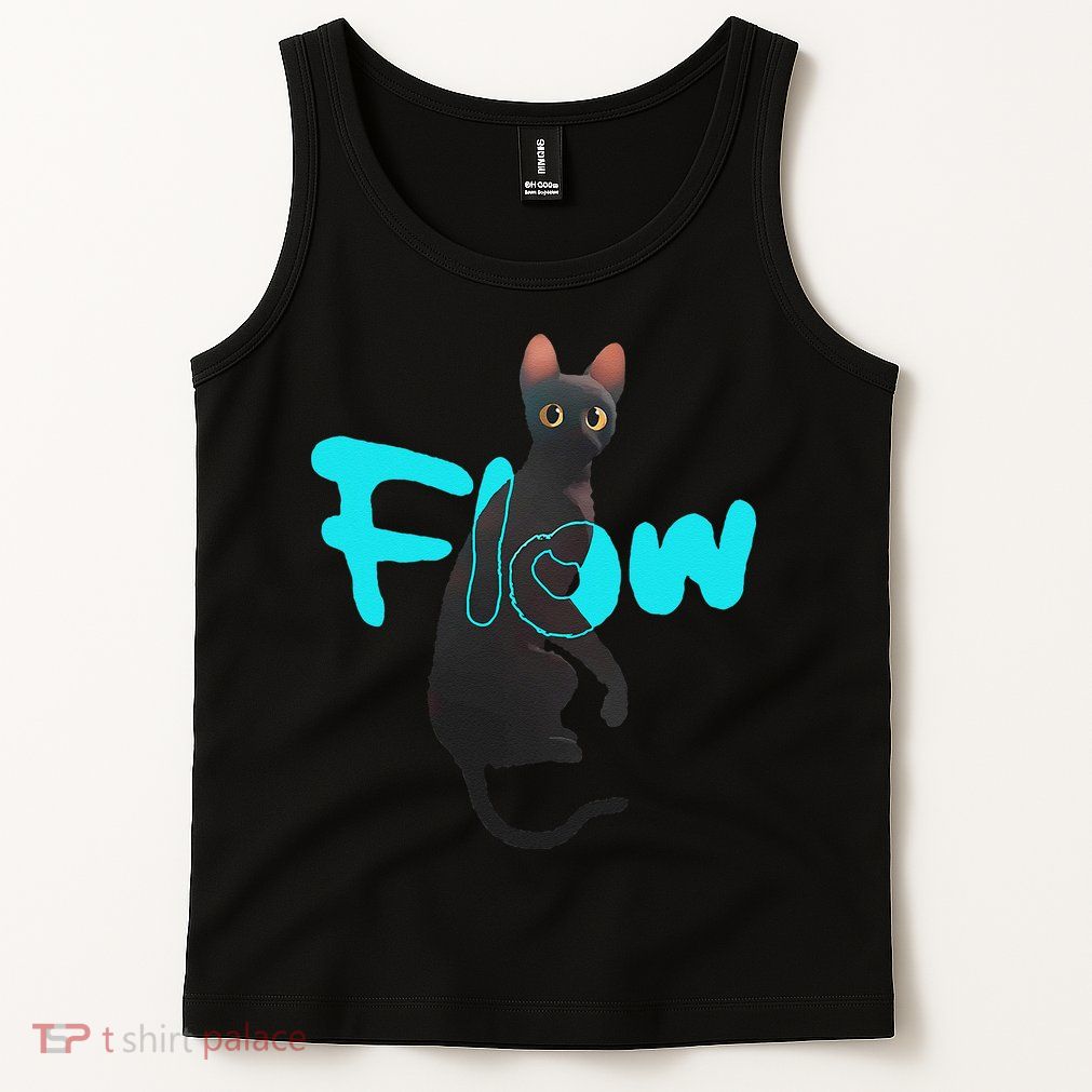 Black Cat Flow For Adult And Tank Top