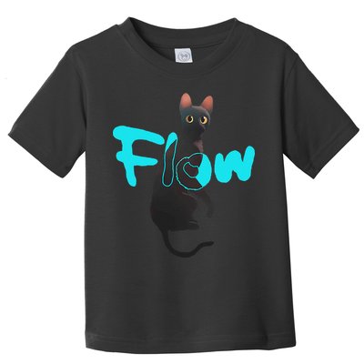 Black Cat Flow For Adult And Toddler T-Shirt