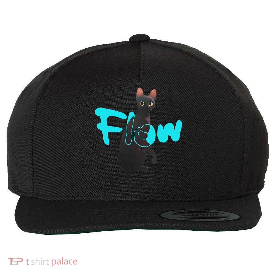 Black Cat Flow For Adult And Wool Snapback Cap