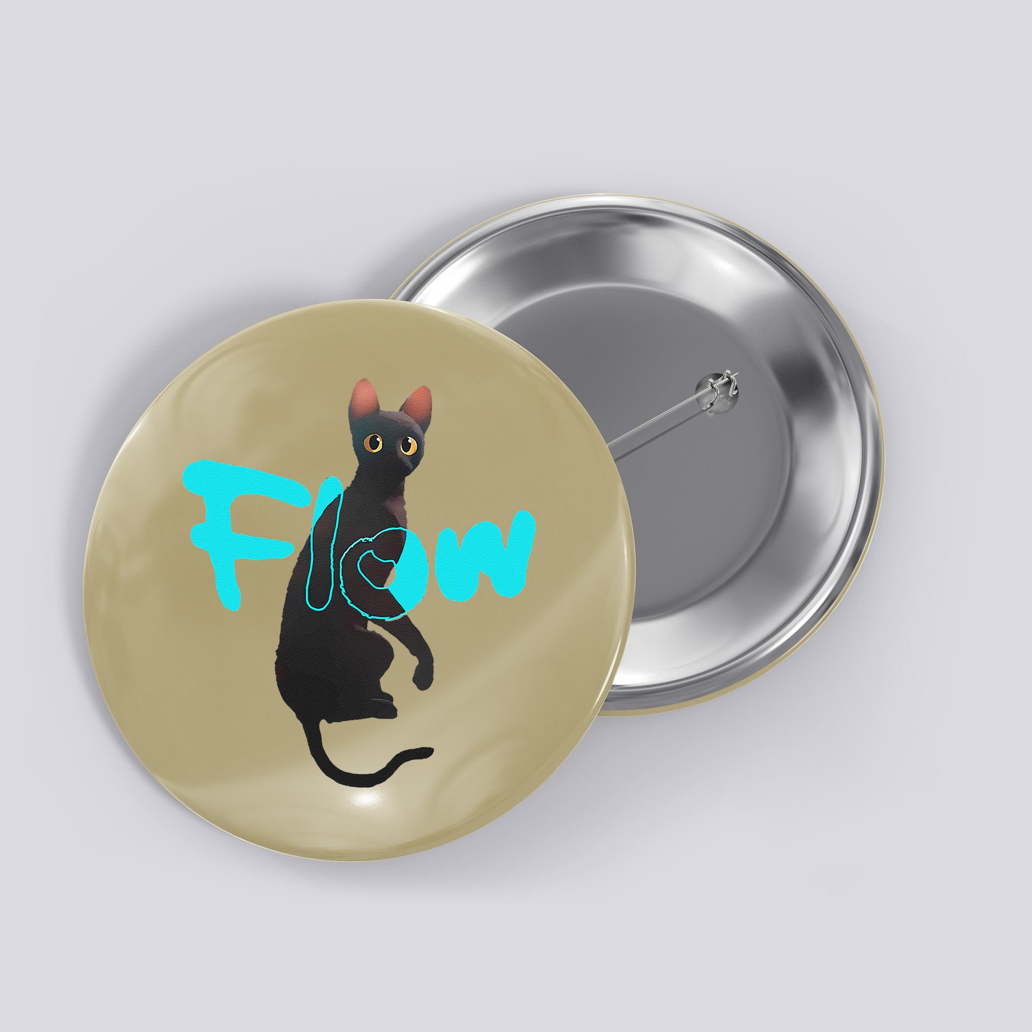 Black Cat Flow For Adult And Button