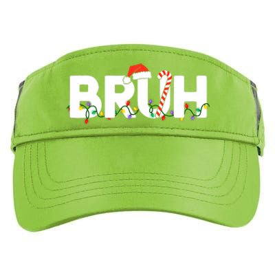 Bruh Christmas Funny Christmas Santa Adult Drive Performance Visor