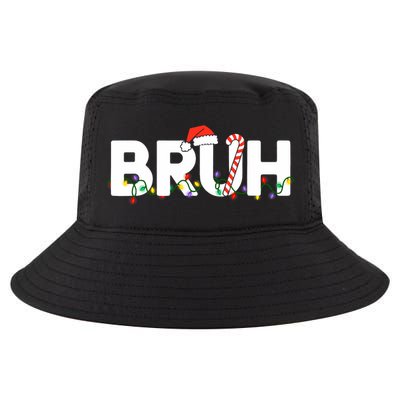 Bruh Christmas Funny Christmas Santa Cool Comfort Performance Bucket Hat