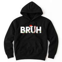 Bruh Christmas Funny Christmas Santa Hoodie