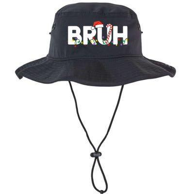 Bruh Christmas Funny Christmas Santa Legacy Cool Fit Booney Bucket Hat