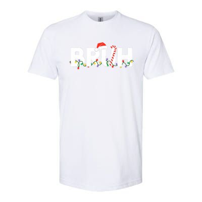 Bruh Christmas Funny Christmas Santa Softstyle CVC T-Shirt