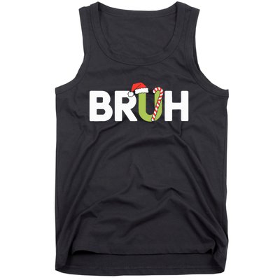 Bruh Christmas Funny Christmas Tank Top