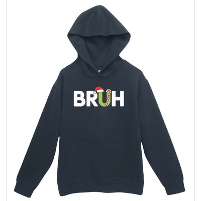 Bruh Christmas Funny Christmas Urban Pullover Hoodie