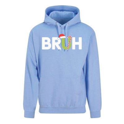 Bruh Christmas Funny Christmas Unisex Surf Hoodie