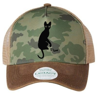 Black Cat Flow Gift Legacy Tie Dye Trucker Hat