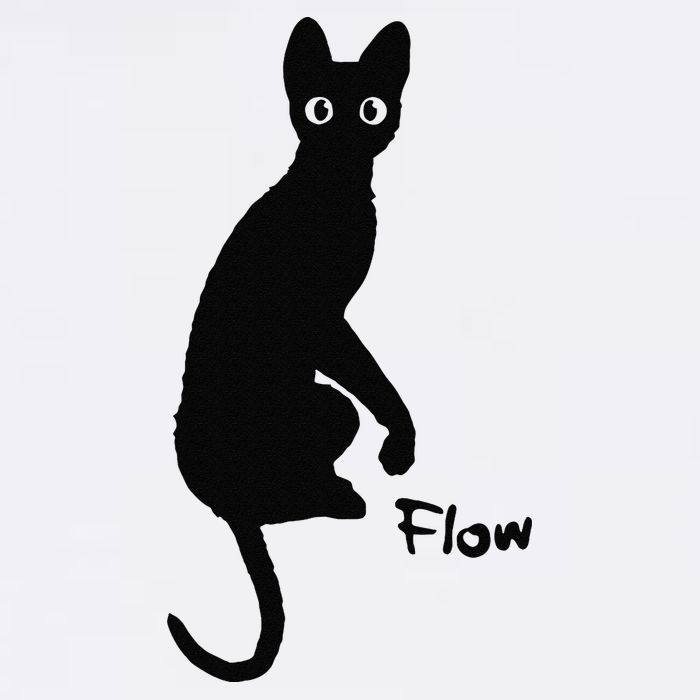 Black Cat Flow Gift Adult Drive Performance Visor